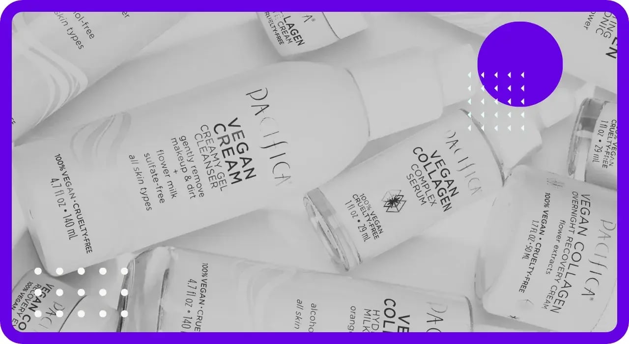 Pacifica beauty product packaging representing edgefi's managed IT and security services for consumer packaged goods companies