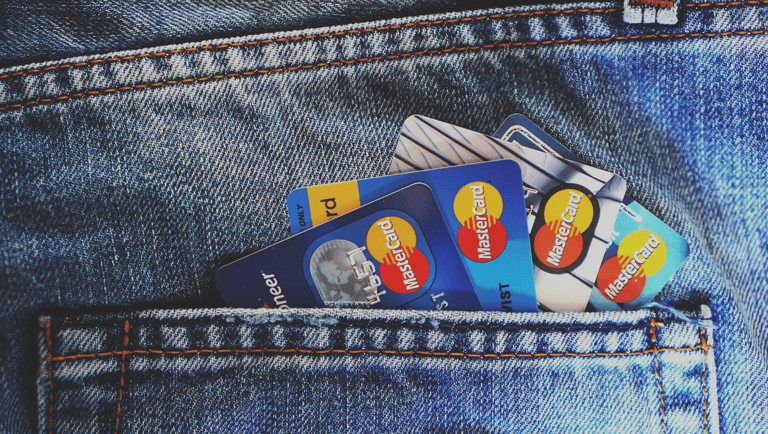 Cards in pocket