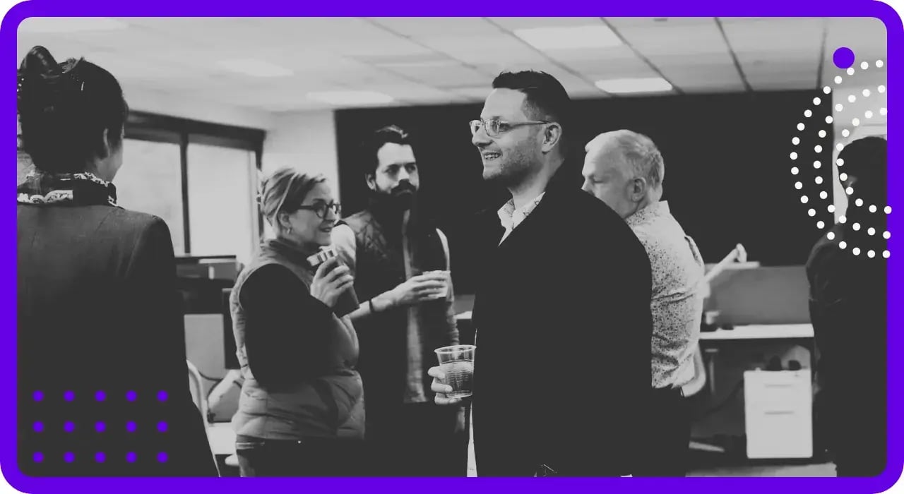 edgefi CEO Mark at a social event for managed IT and cybersecurity 